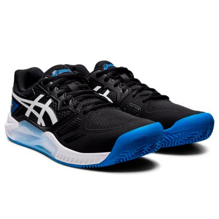 TENIS ASICS GEL CHALLENGER 13 CLAY BLACK/ELETRIC BLUE MEN